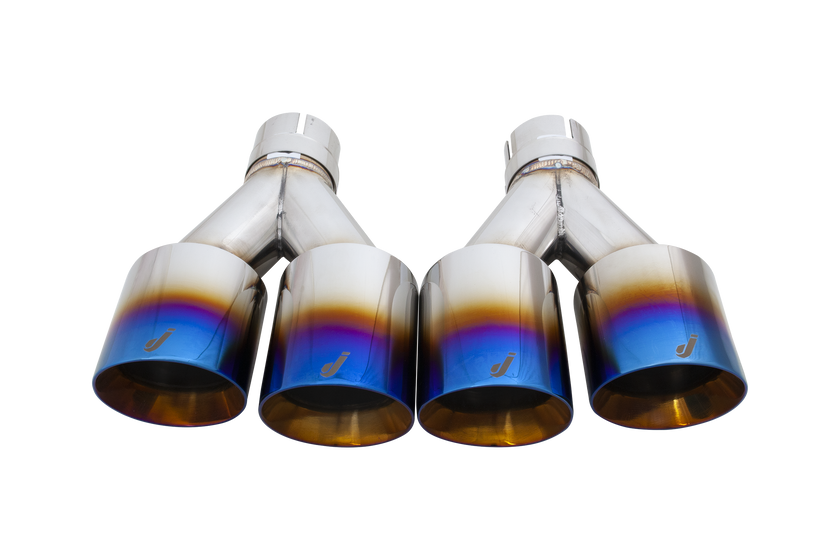 WRX & STI Burnt Blue Stainless Tips